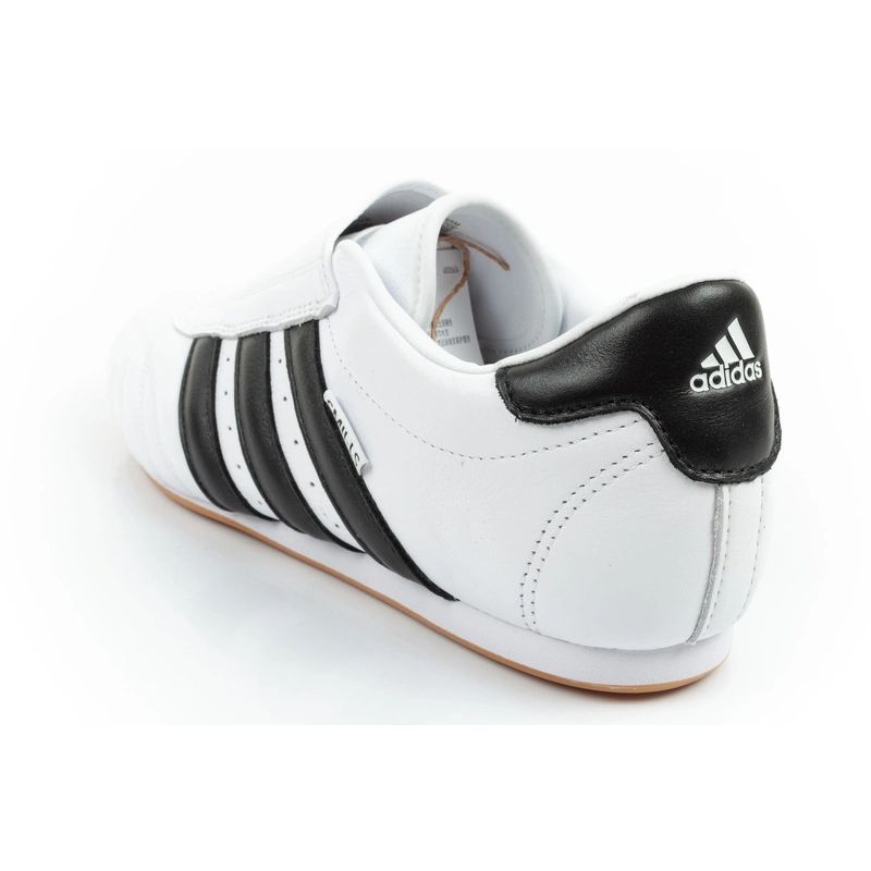 Adidas women's Taekwondo sports shoes white leather slip-on fehér zokni