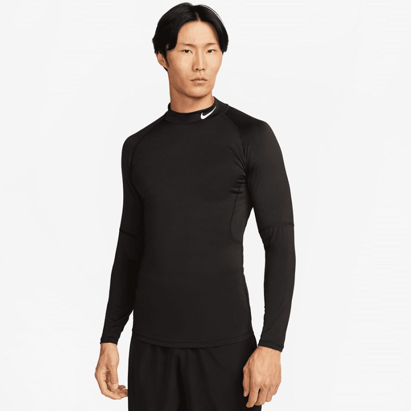 Nike Pro LS T-shirt FB7908-010 fekete hosszú ujjú póló
