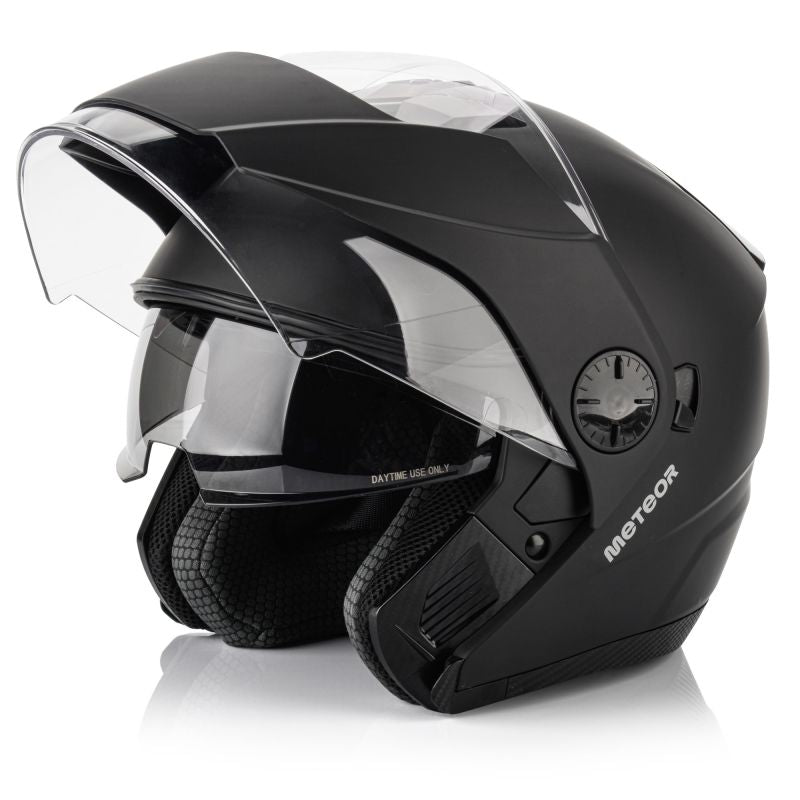 Meteor Hekato L motorcycle helmet 59-60 cm black uniw sisak 17891