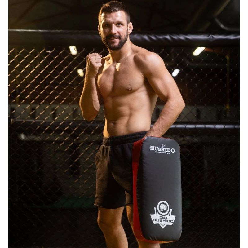 DBX Bushido | Thai training target with an elongated profile czarno-biała training equipment, shields