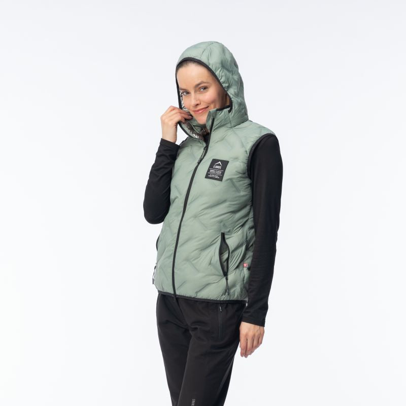 Elbrus Quilted Vest Huel Vest Primaloft W bézs vests