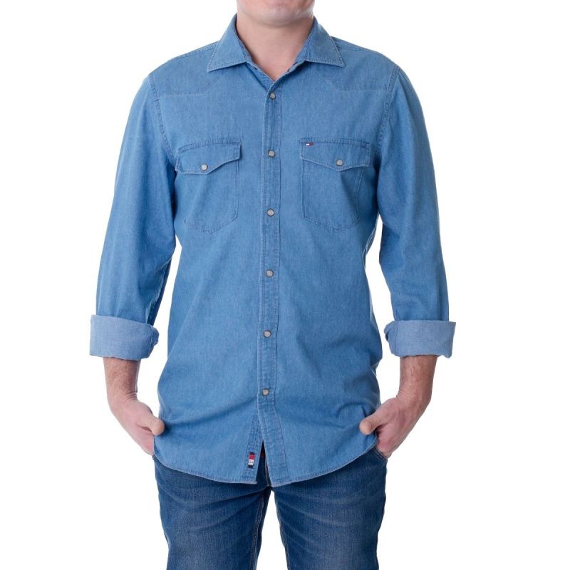 Tommy Hilfiger Denim Shirt M MW0MWII870-IAO Póló