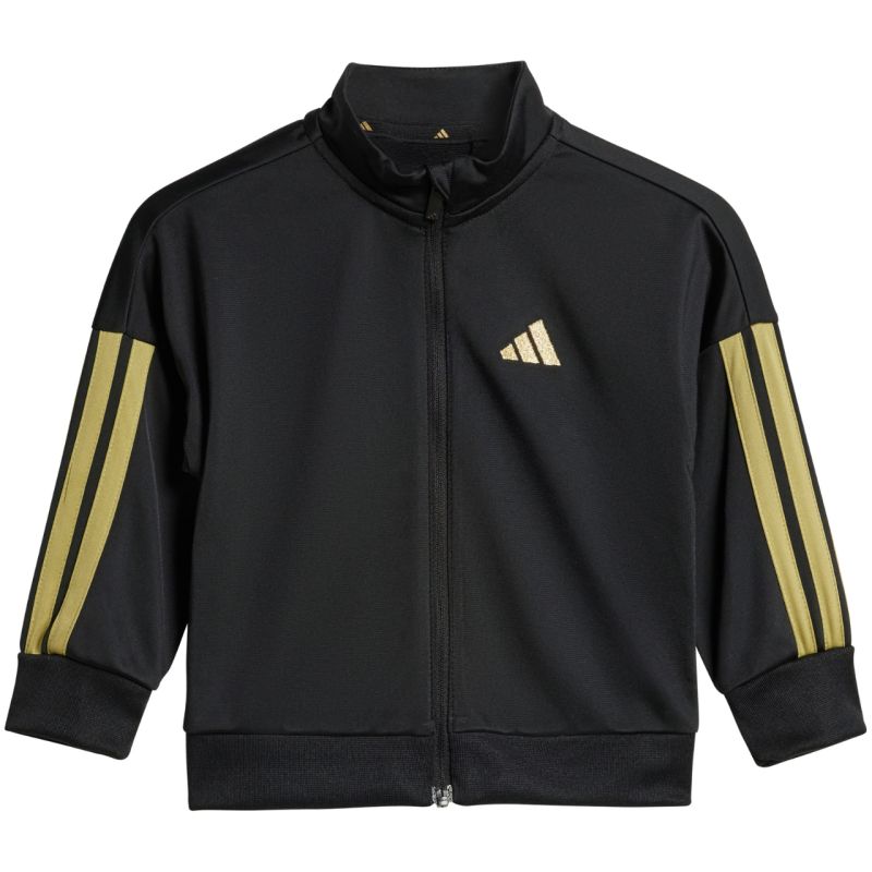 adidas Essentials Climacool Kids Tracksuit Black and Gold JC8857
