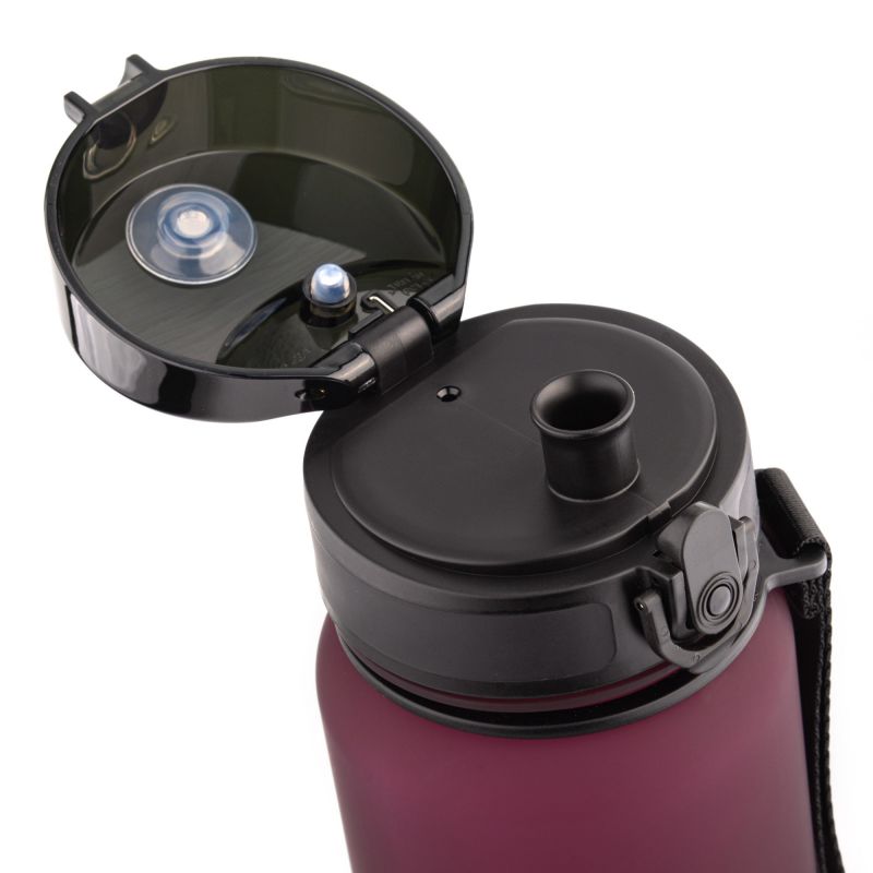 Meteor bottle 650 ml burgundy uniw water bottles, training equipment