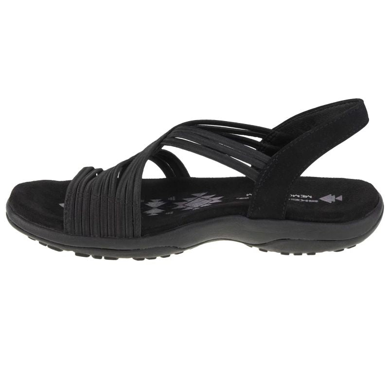 Skechers Reggae Slim Simply Stretch Sandals 163023-BLK Black 36 Cipő