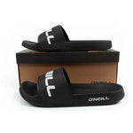 O'Neill men's sports slippers Logo comfortable fashionable black fekete papucs