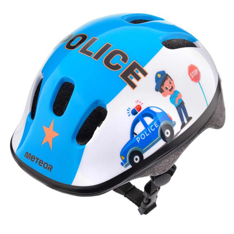 Meteor KS06 S Bicycle Helmet 48-52 cm Police uniw helmets