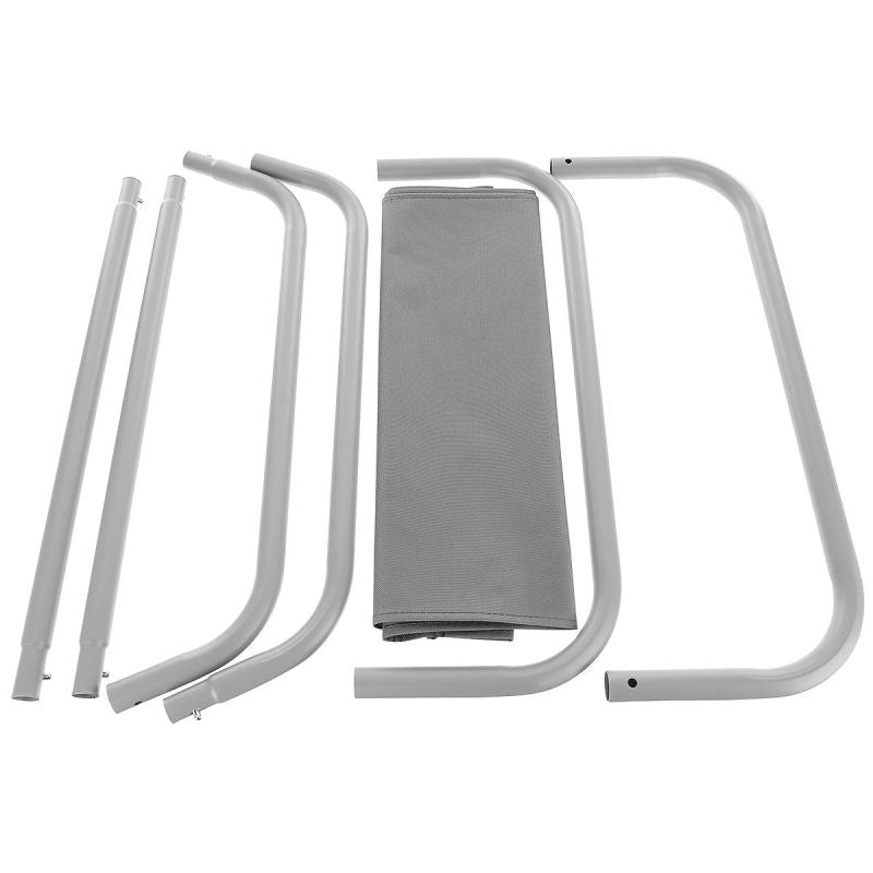 Enero Foldable Garden And Beach Chair And Bag Grey Camp szürke deckchairs, bags