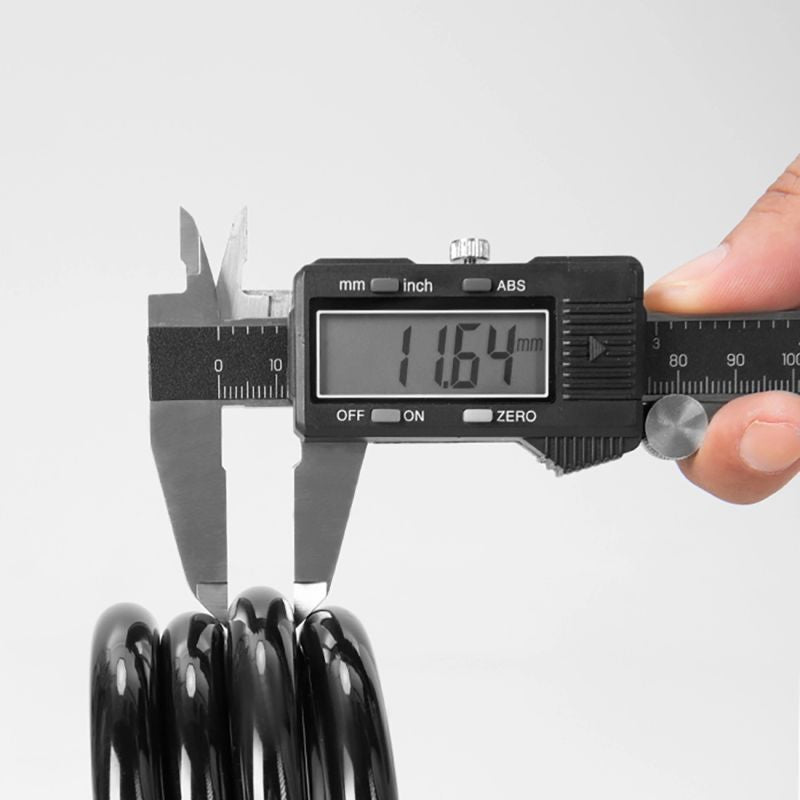 Wozinsky WPB-01R Portable Bike Lock with Anti-Theft Cable and 2 Keys for Electric Bikes and Motorcycles - Black fekete elektronika 304004-199009