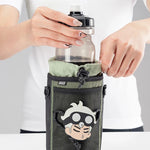 Rockbros Travel Bottle Bag with Shoulder Strap 1l - Green zöld tourist equipment, bags