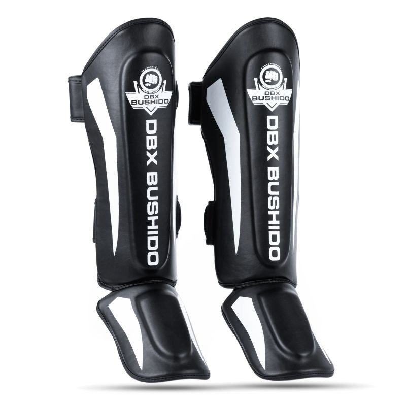 DBX Bushido Shin Guards - Phantom White fehér protectors and knee pads