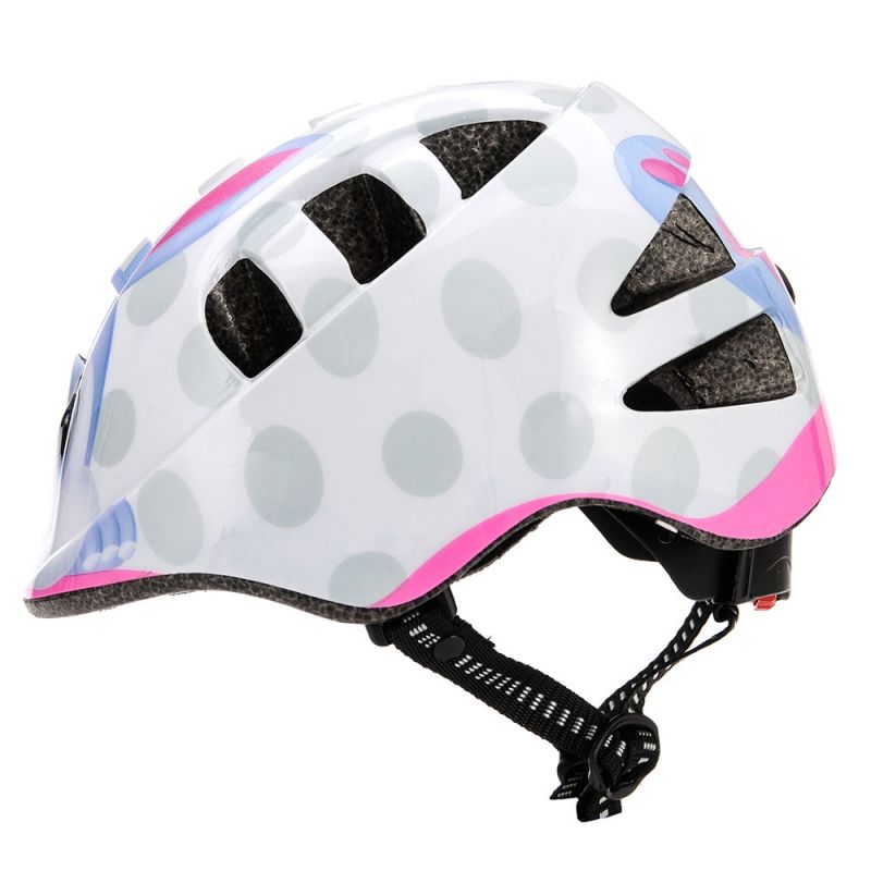 Meteor MA-2 bunny Junior bicycle helmet fehér helmets, protectors and knee pads