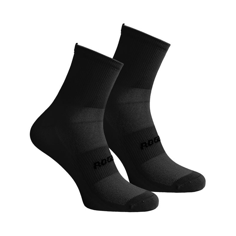 Rogelli ESSENTIAL 2-PACK socks black fekete zokni