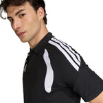 Adidas Tiro 26 League Men's Black póló fekete férfi galléros póló KF3397