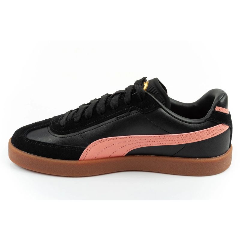 Puma women's sports CLub II Era sneakers fashionable leather fekete cipő