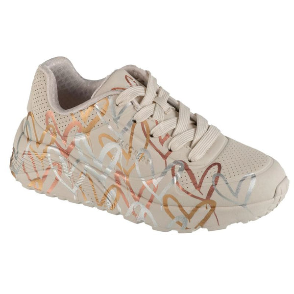 Skechers JGoldCrown: Uno Lite - Metallic 314067L-NTMT White 29 General