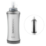 Rockbros 350017001 soft flask running water bottle 500 ml - white biały training equipment