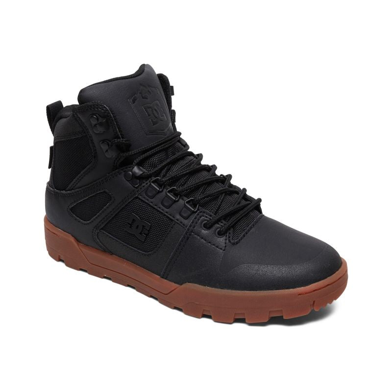 DC SHOES PURE HIGH TOP ADYB100018-BGM Black fekete utcai cipő