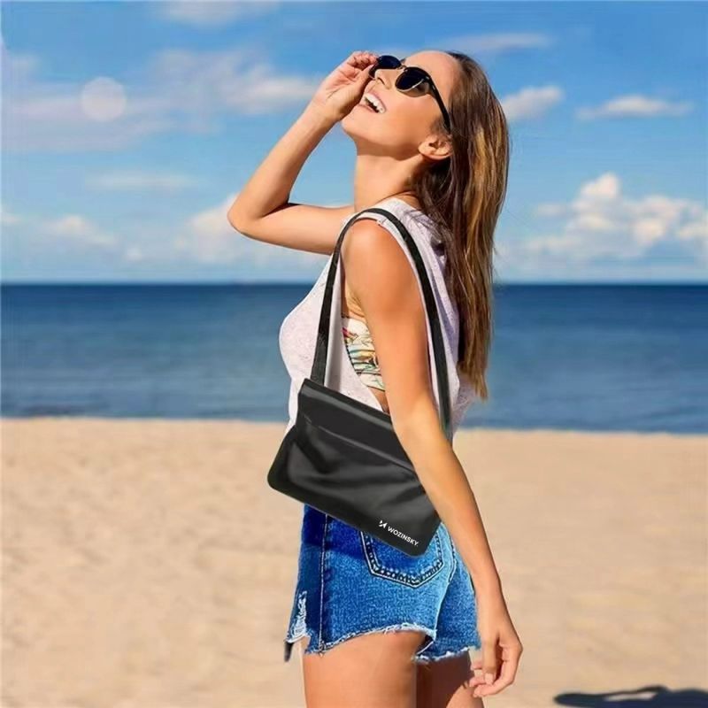 Wozinsky WWS-01 Waterproof PVC Waist Bag - Black fekete elektronika 304004-196026