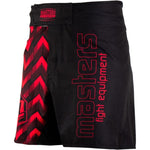 MASTERS FIGHT EQUIPMENT MASTERS PULSE SMMA-P MMA black and red piros rövidnadrág SMMA-P-0102-M