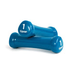 Tiguar vinyl dumbbells kék edzőfelszerelés TI-HW0010BOX