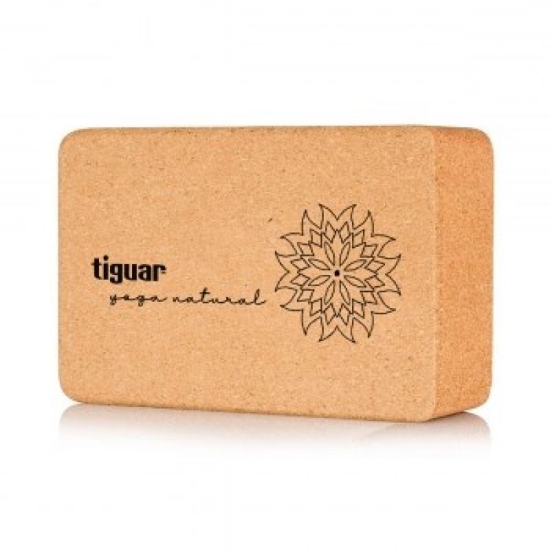 Tiguar cork yoga block barna edzőfelszerelés TI-J0003