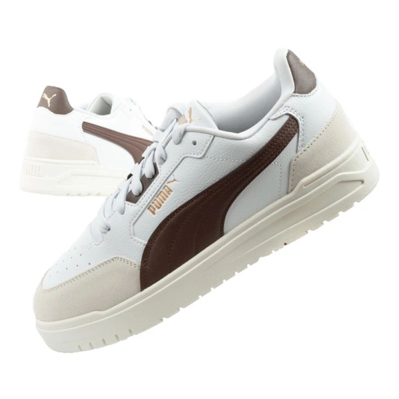 Puma men's sports Shuffle sneakers lightweight comfortable fashionable beige bézs utcai cipő