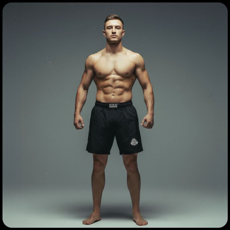 DBX Bushido Black MMA fekete short