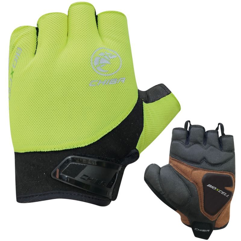 CHIBA BIOXCELL ROAD L gloves yellow black fekete kesztyű