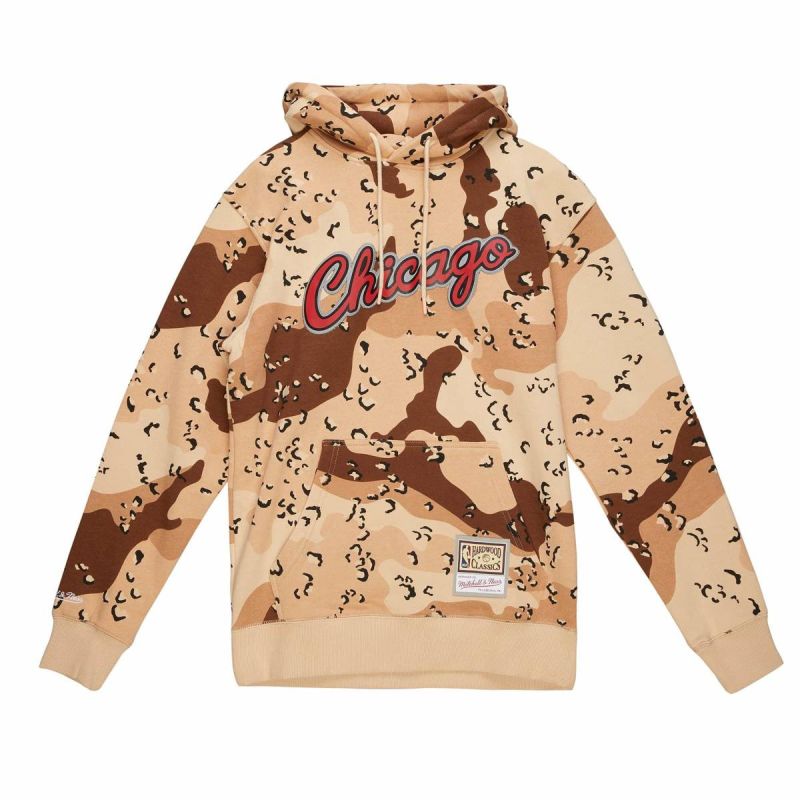 Mitchell & Ness NBA Chicago Bulls Camo Reflective Hoodie kapucnis pulóver