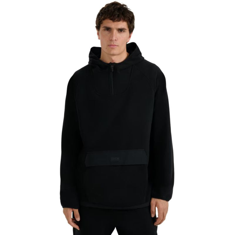 4f Men's fleece sweatshirt M427 deep black 4FWAW25TFLEM427 20S Kiegészítő
