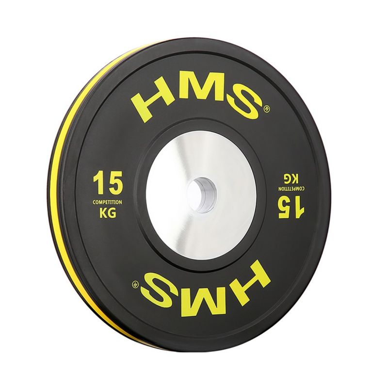 HMS BTBR Set Olympic Bumper Plates - 2x (10kg, 15kg, 20kg, 25kg) BTBR SET súlyzó készlet 17-61-007