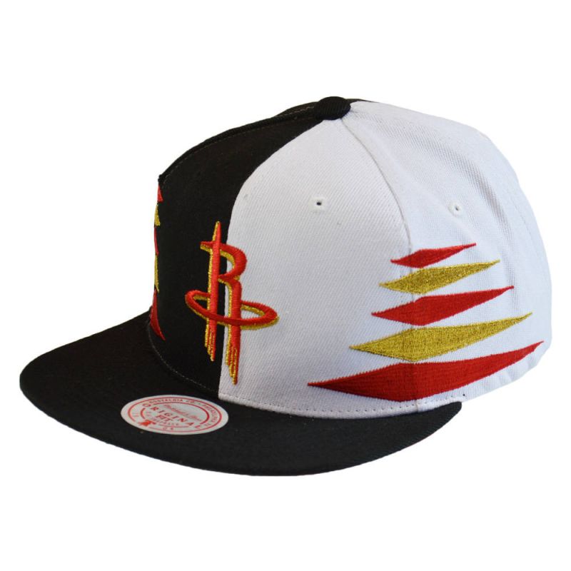 Mitchell & Ness NBA Diamond Cut Houston Rockets Cap - HHSS1093-HROYYPPPBKWH uniwersalny baseball sapka