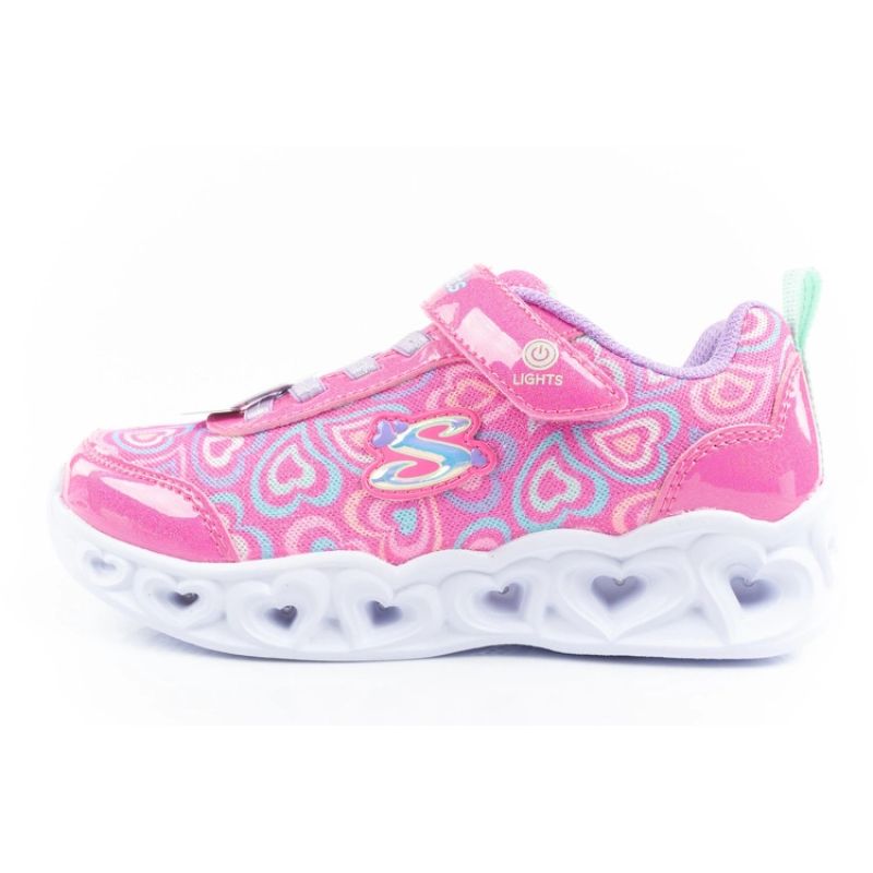 Skechers S Lighs-Heart comfortable LED sports shoes for girls Cipő