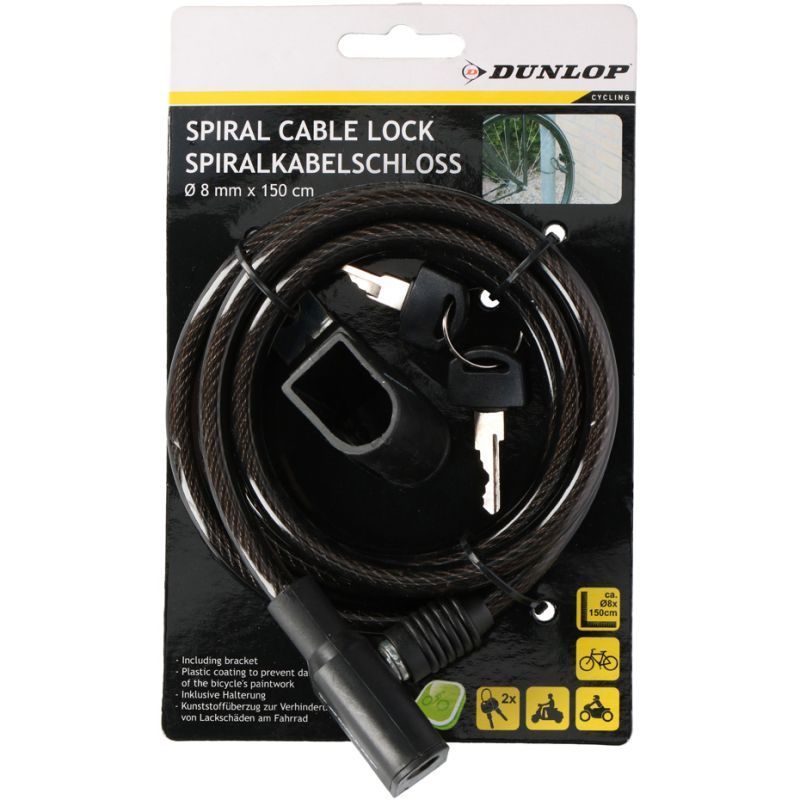 Dunlop Bicycle Lock 8mm x kiegészítő 56375