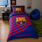 FC Barcelona cotton bedding set + 70x90 cm wielokolorowy kiegészítő FCB-4522BL