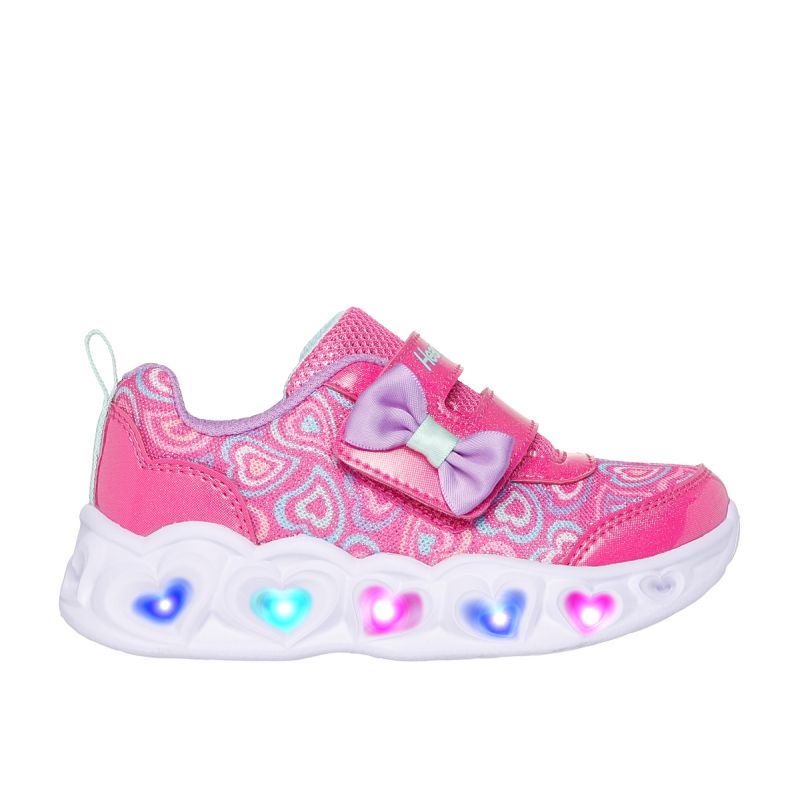 Skechers Kids' Casual HEART LIGHTS BOOGIE LAND 303258N HPMT utcai cipő
