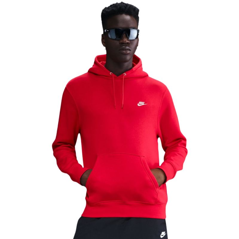 Nike Club BB men's sweatshirt red piros pulóver