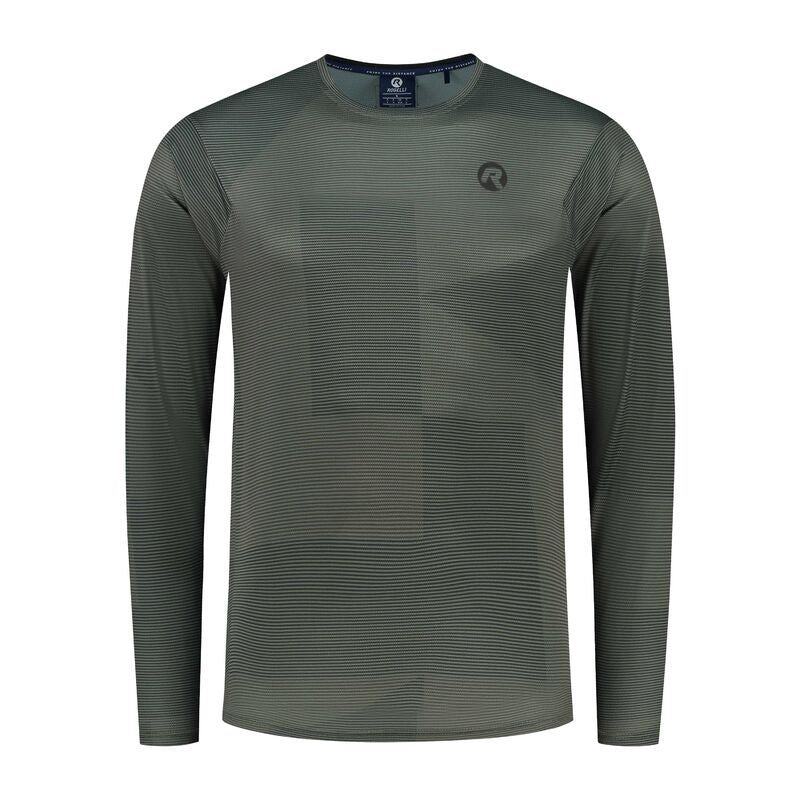 Rogelli MTB ADVNTR long sleeve jersey green zöld póló