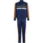 Adidas Seasonal Essentials Tiberio 3-Stripes Navy Kids Tracksuit kék szett KZ0148