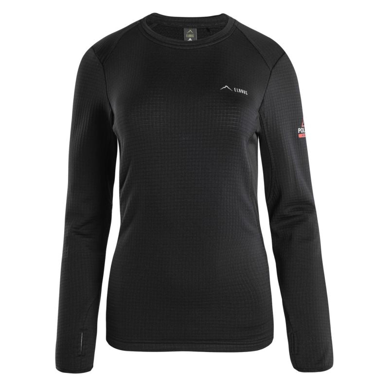 Elbrus Nadim Polartec Sweatshirt W fekete pulóver