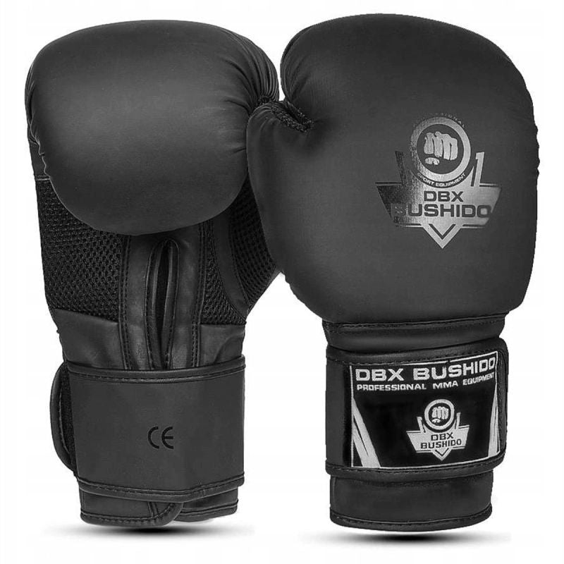 DBX Bushido 10oz Boxing Gloves - Black Master - Valor Series fekete kesztyű