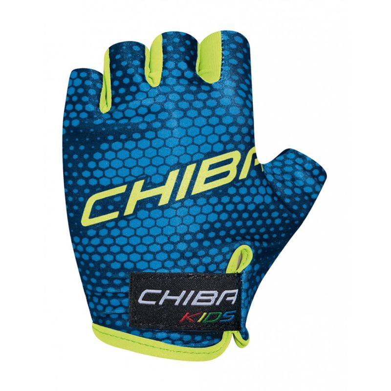 CHIBA KIDS gloves blue kék kerékpáros kesztyű SI3050222N-3