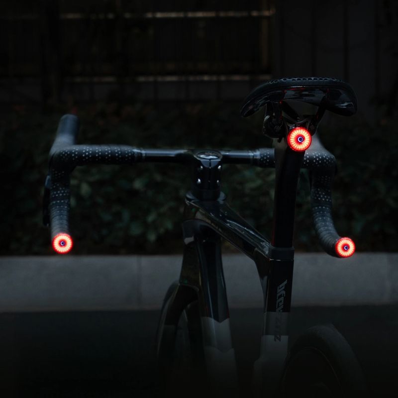Wozinsky WIS-01 Waterproof Smart Tail Lights 2 pcs - Black fekete elektronika 304004-198906