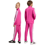 Adidas Seasonal Essentials Tiberio 3-Stripes Tricot Kids’ Tracksuit Pink rózsaszín szett KS5519