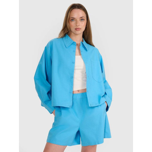 4f Women's oversize shirt with collar 4FRSS25TSHIF130-33S General