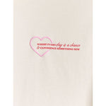 Oversized longsleeve with print for girls 4F 4FJRAW25TLONF589-11S hosszú ujjú póló