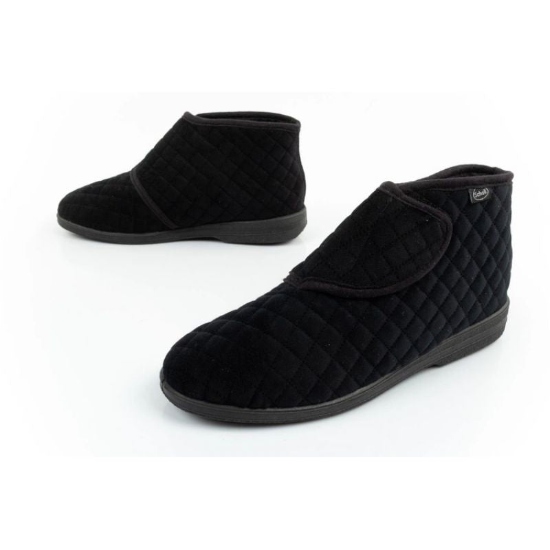 Scholl Lili Ankle Insulated Velcro Slippers W fekete shoes, rain boots