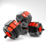 HMS Composite dumbbell SGC30 30kg + barbell póló 17-57-031