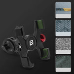 Rockbros 25210039001 Handlebar Clamp Phone Holder - Black kierownica phones and accessories